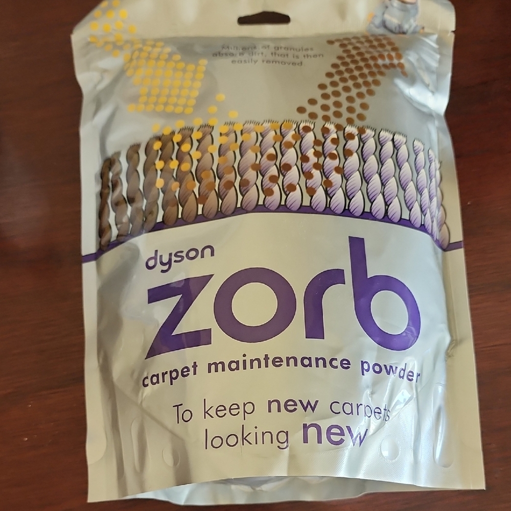 Dyson Zorb Carpet Powder in Purple and Gold